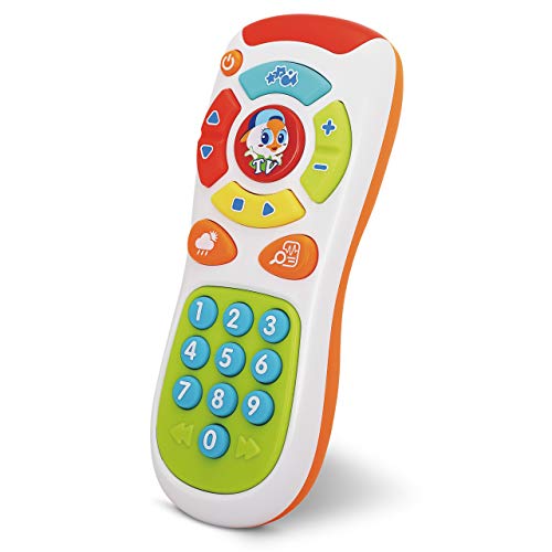 My Remote, My Program  Baby Remote Control Toy for 6 Months Old and Up  20 Unique Learning Remote Buttons, Plays Baby Music Tunes, Flashing Lights, BPA Free and More