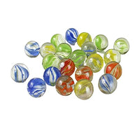Muellery Color Mixing Glass Marbles 0.6inch Marble Games for Kids DIY Home Decoration Korean 20PCS DN7150