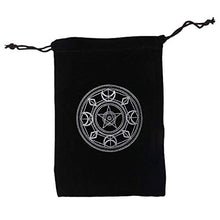 Load image into Gallery viewer, glueckind Tarot Card Storage Bag, High-end Jewelry Velvet Bag Tarot Storage Bag, with Drawstring Can Be Used for Tarot Cards, Dice, Cards, Jewelry Bags
