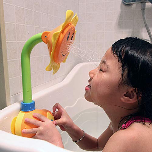 shengyuze Kids Bathing Toy, Sunflower Bathroom Water Spraying Bath Shower Toddler Kids Bathing Play Toy - Random Color
