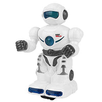 Cemnneohg Robot Dance to Music with Dazzling LED Light for Children, Smart Robot Toy, Singing Talking Sliding Robot Xmas Gifts Presents for Children (B)
