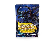 Load image into Gallery viewer, Arcane Tinmen Sleeves: Dragon Shield Japanese Night Blue (60)
