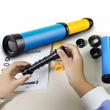 Load image into Gallery viewer, Children Telescope Kit, Safe Children Plastic Telescope DIY Making Kit Observation Educational Scientific Toy Accessory Gift for Boys Girls
