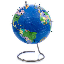 Load image into Gallery viewer, Magnetic World Globe, 10&quot; Magnetic Standing Sphere for Office Desk or Classroom, Perfect Geography Globe with Stand for Home Decoration and Education - Bullseye Office
