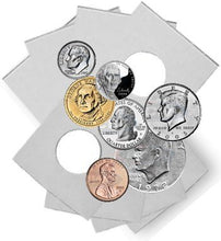 Load image into Gallery viewer, Coin Flip Assortment - Cardboard 2x2 Holders - 25 Each of 6 Sizes

