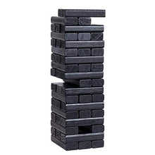 Load image into Gallery viewer, WE Games Wood Block Party Game - Includes 12 in. Wooden Box and die - Black Blocks
