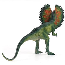 Load image into Gallery viewer, Moanyt Realistic Looking Dilophosaurus Dinosaur Action Figure Toys Simulation Plastic Dinosaurs Ornaments for Kids and Toddler Girls Boys Education
