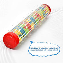 Load image into Gallery viewer, MUSICUBE 12 Inch Baby Rainmaker Toy Rain Stick Musical Instrument for Baby Infant Toddler Raindrop Sound Shakers &amp; Rattle Sensory Musical Toys for Boys Girls
