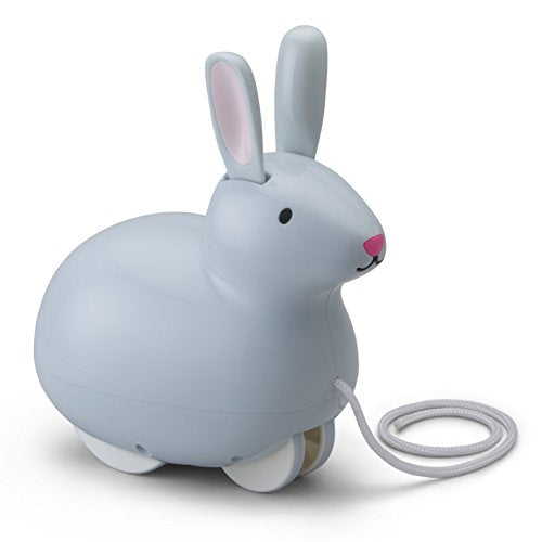 Kid O Pull and Hop Bunny Toddler Pull and Push Toy