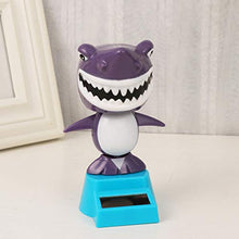 Load image into Gallery viewer, Amosfun Solar Dancing Figures Car Decoration Doll Dancer Toy Desktop Favor Purple Shark Shaped
