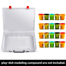 Load image into Gallery viewer, Case for Play-Doh Modeling Compound 20-Pack Case of Colors 3-Ounce Cans,Storage Box Organizer Container Holds 32-Pack of 1-Ounce Modeling Compound for Kid Party Favors(Box Only)
