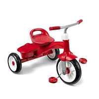 WALJX Tricycle for Kids, Trike Easy Clip and Portable Suitable for 1 Year Old - 5 Years Old Baby Riding|Pink|Red 70X51X52CM (Color : Red)
