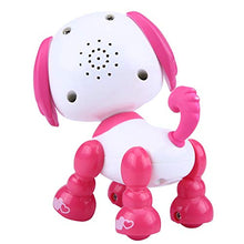 Load image into Gallery viewer, Robot Dog, Smart Puppy Toys LED Record Robot Pet for Kids Children(Rose Red) Full Car Toy Series
