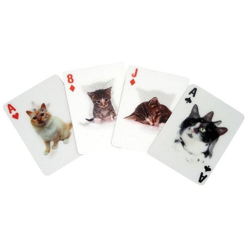 Kikkerland Playing Cards, Cat Lenticular