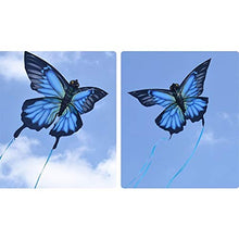 Load image into Gallery viewer, GOOD FOR EYE HEALTH. Gazing at the blue sky flying Butterfly Kite with Beautiful Tails,Easy To Fly And Soars High, Kite with Storage Bag And Wheel Handle Good Kites for Kids and Adults Easy to Fly for
