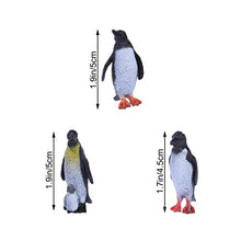 Load image into Gallery viewer, NUOBESTY Simulation Penguin Model 16PCS, 5x2x1.5cm Arctic Animals Figurines for Kids Plastic Home Decoration Mini Ocean Animal Model Penguin for Kids Education
