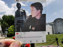 Load image into Gallery viewer, Anton Yelchin Collectible Celluloid Plastic Card Set of 3
