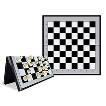 Load image into Gallery viewer, YFF-Corrimano Foldable Chess Set, Portable Travel Chess Board Game Sets, Folding Interior Storage Travel Chess Board, for Children/Adults
