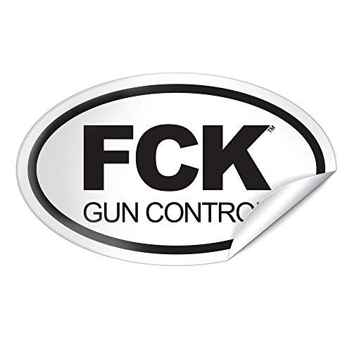 DESTINATION FCK Gun Control Sticker - 3 Pack