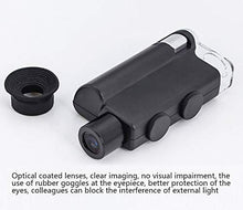 Load image into Gallery viewer, ZXYAN Microscope Accessories Pocket 200X~240X Handheld LED Lamp Light Zoom Magnifier Mini Portable Microscope Magnifying Glass Pocket Lens Biology Education

