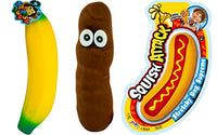 JA-RU Stretchy Banana, Poopster & Hot Dog. Sensory Toys (3 Pack) Stress Relief Toys | Fidget Toys for Kids and Adults. Autism, Anxiety, Therapy Squishy Toys & Party Favors. & Sticker 3340-6448-5564s