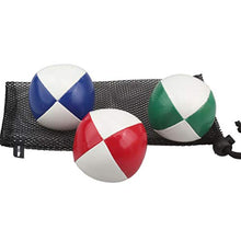 Load image into Gallery viewer, TOYANDONA 3pcs Professional Juggling Balls Set Playing Bounce Balls Circus Juggling Toys Hand Training Balls for Park Party Performance (Green and White)
