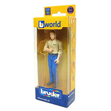 Load image into Gallery viewer, Bruder 60006 bworld Man with Light Skin/Blue Jeans Toy Figure
