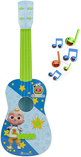 CoComelon Musical Guitar by First Act, 23.5 Kids Guitar - Plays Clips of The Finger Family Song - Musical Instruments for Kids, Toddlers, and Preschoolers