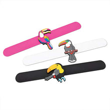 Load image into Gallery viewer, Tropical Bird Slap Bracelets - Prizes and Giveaways - 24 Per Pack
