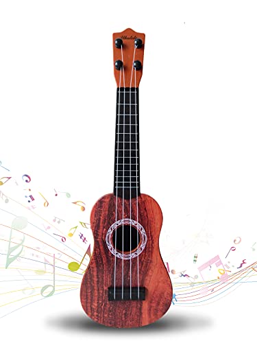 WhiteMyrtle Kids Ukulele Toys 16.5 inch Mini Guitar, Musical Toy Children Musical Instrument Educational Toys for Beginner,for Beginners Toddlers Ages 3+ Boys Girls