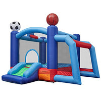 Kinbor Bounce House for Kids - Inflatable Bouncer with Blower, Jumping Castle Playhouses with Slide Indoor Outdoor