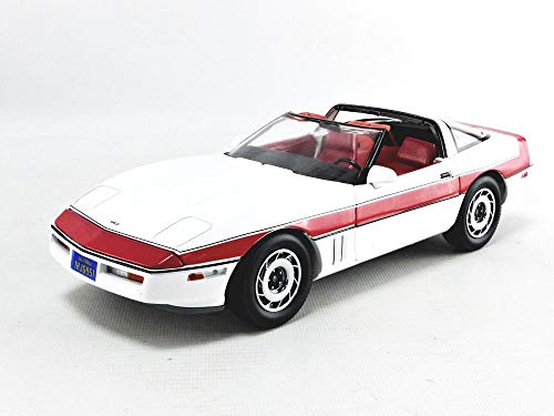 Greenlight 13532 1: 18 The A-Team (1983-87 TV Series) - 1984 Chevrolet Corvette C4 - New Tooling Parts, Multicolor