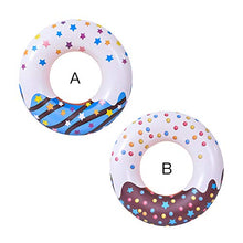 Load image into Gallery viewer, 53Inch Pool Floats Donuts Swim Rings Floats Adult Donut Raft Rings for Kids Adults Swim Tubes Inflatable Beach Swimming Party Raft Floaties Pink
