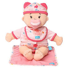 Load image into Gallery viewer, Manhattan Toy Baby Stella Welcome Baby 6 Piece Bringing Home Baby Doll Set with Hat, Bib, Onesie, Cardigan, Magnetic Pacifier and Blanket
