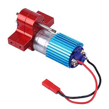 Load image into Gallery viewer, Speeds Change Gear Box Metal Gearbox With 370 Brush Motor Heatsink Mount Base For Wpl 1633 Rc Car (Wpl1633RRed)
