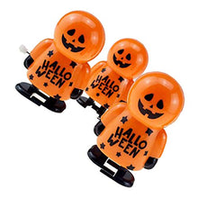 Load image into Gallery viewer, PRETYZOOM 3Pcs Halloween Wind Up Toy Pumpkin Shaped Clockwork Toys Jumping Toys for Halloween Party Favors Goody Bag Filler Halloween Props Trick Toy
