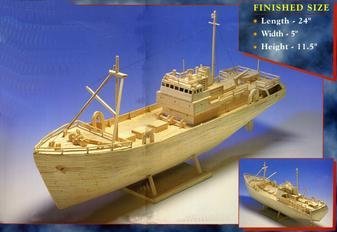 Matchmodeller Side Trawler Matchstick Model Construction kit -