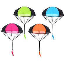 Load image into Gallery viewer, Children Throw Parachute Toy 10 Pcs Triangle Free Throwing Toy Hand Throw Parachute Army Man Childrens Flying Toys Parachute Play Inflatable Toys
