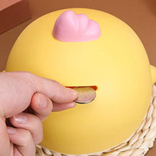 Load image into Gallery viewer, ZNZN Piggy Bank Vinyl Piggy Bank Cute Piggy Bank Creative Chick Shape Coin Bank Children&#39;s Birthday Decoration (Yellow, Pink) Money Banks (Color : Yellow)
