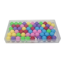 Load image into Gallery viewer, Yoeevi 60 Pcs Chinese Checkers Marbles Balls in 6 Colors,Game Replacement Marbles Balls with Plastic Box for Marble Run, Marbles Game

