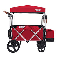 Keenz Stroller Wagon  7S Pull/Push Wagon Stroller  Safe and Secure Baby Wagon Stroller and Stroller for Big Kids  Versatile Wagon Stroller Ideal for Special Needs, Red