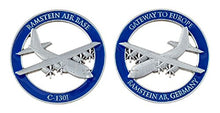 Load image into Gallery viewer, Ramstein Air Base C-130J Challenge Coin
