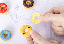 Load image into Gallery viewer, Exasinine Donuts Eraser for Gift School Supplies, Pack of 30
