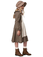 Load image into Gallery viewer, California Costumes Frontier Settler Girl, Child Costume (Brown), Large
