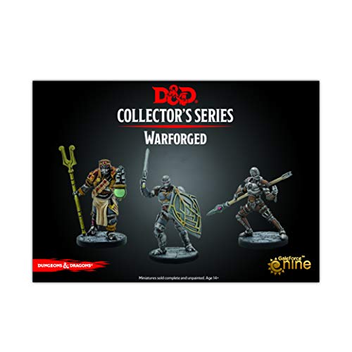 Gale Force Nine Dungeons & Dragons Eberron Miniatures Warforged 3 Figs Thief Cleric & Fighter (3 figs), Multicolor (GF971101)