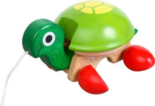 Load image into Gallery viewer, Voila Toys Pull-along PET (Tortoise)
