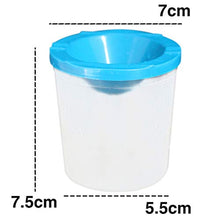 Load image into Gallery viewer, NUOBESTY Painting Palette Cups 10pcs, 7x7x7.5cm No-Spill Painting Cup with Lids DIY Drawing Plastic Painting Tools Portable Sturdy Graffiti Paint Tool for Kids Students Outdoor - Random Color
