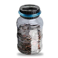 JYDQM Us Dollar Money Saving Jar Clear Digital Piggy Bank Coin Savings Counter LCD Counting Money Jar Change Gift for Children Kids