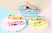 Load image into Gallery viewer, Hape Blues Harmonica | 10 Hole Wooden Musical Instrument Toy for Kids, Pink (E8918)
