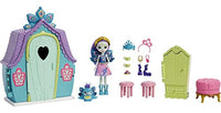 Enchantimals Cottage Playset with Patter Peacock doll (6-in/15.2-cm), Animal Figure, and 8 Accessories, Makes a Great Gift for Kids Ages 3-8